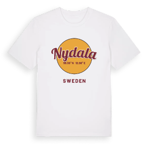 Nydala cirkel t-shirt – ekologisk bomull t-shirt från Pinshirt
