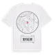 White t-shirt med Nyhem t-shirt