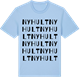 Blue Soul t-shirt med Nyhult ordlek t-shirt