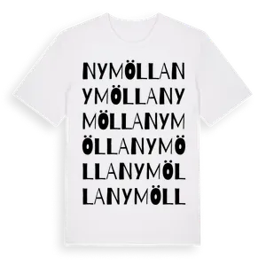 Nymölla ordlek t-shirt – ekologisk bomull t-shirt från Pinshirt