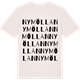 Vintage White t-shirt med Nymöllan ordlek t-shirt