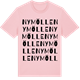 Pink Cotton t-shirt med Nymölle ordlek t-shirt