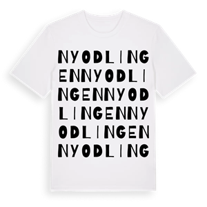 Nyodlingen ordlek t-shirt – ekologisk bomull t-shirt från Pinshirt