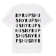 Nyrupshus ordlek t-shirt