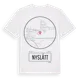 White t-shirt med Nyslätt t-shirt