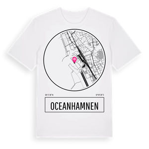 Oceanhamnen t-shirt – ekologisk bomull t-shirt från Pinshirt