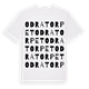 Odratorpet ordlek t-shirt
