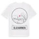 White t-shirt med Oljehamnen t-shirt