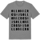 Mid Heather Gray t-shirt med Ollonbergshus ordlek t-shirt