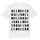 Ollonbergshus ordlek t-shirt