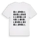 Öllöv ordlek t-shirt