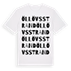 Öllövsstrand ordlek t-shirt