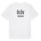 White t-shirt med Ölöv i Sverige t-shirt