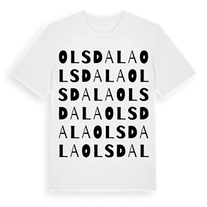 Olsdala ordlek t-shirt – ekologisk bomull t-shirt från Pinshirt