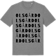 Mid Heather Gray t-shirt med Olsgård ordlek t-shirt