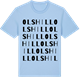 Blue Soul t-shirt med Olshill ordlek t-shirt