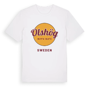 Olshög cirkel t-shirt – ekologisk bomull t-shirt från Pinshirt