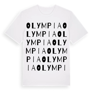 Olympia ordlek t-shirt – ekologisk bomull t-shirt från Pinshirt