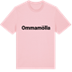 Pink Cotton t-shirt med Ommamölla fetstil t-shirt