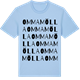 Blue Soul t-shirt med Ommamölla ordlek t-shirt