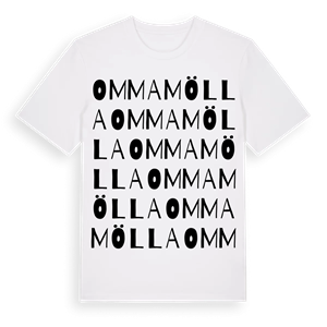 Ommamölla ordlek t-shirt – ekologisk bomull t-shirt från Pinshirt