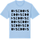 Blue Soul t-shirt med Omsed ordlek t-shirt
