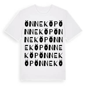 Önneköp ordlek t-shirt – ekologisk bomull t-shirt från Pinshirt