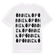 Önneköp ordlek t-shirt