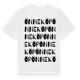 White t-shirt med Önneköp ordlek t-shirt