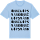 Blue Soul t-shirt med Önneköps vång ordlek t-shirt