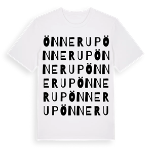 Önnerup ordlek t-shirt – ekologisk bomull t-shirt från Pinshirt