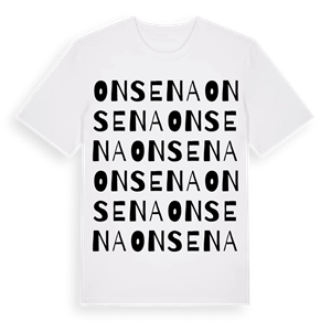 Onsena ordlek t-shirt – ekologisk bomull t-shirt från Pinshirt
