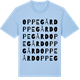 Blue Soul t-shirt med Oppegård ordlek t-shirt