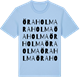 Blue Soul t-shirt med Öraholma ordlek t-shirt