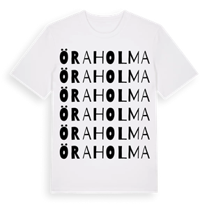 Öraholma ordlek t-shirt – ekologisk bomull t-shirt från Pinshirt