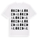 Öredal ordlek t-shirt