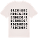 Vintage White t-shirt med Oregården ordlek t-shirt