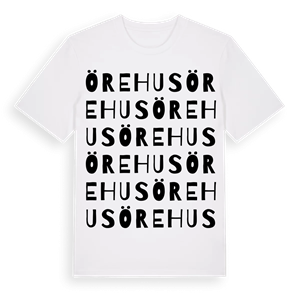 Örehus ordlek t-shirt – ekologisk bomull t-shirt från Pinshirt
