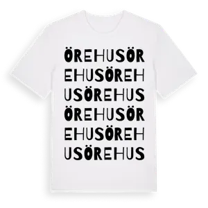 Örehus ordlek t-shirt – ekologisk bomull t-shirt från Pinshirt