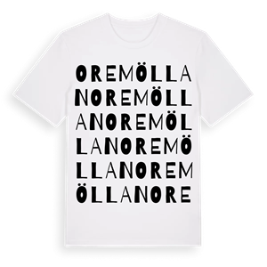 Oremöllan ordlek t-shirt – ekologisk bomull t-shirt från Pinshirt