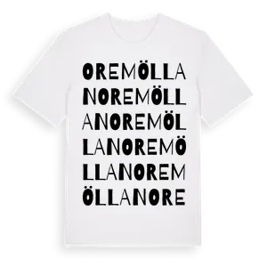 Oremöllan ordlek t-shirt – ekologisk bomull t-shirt från Pinshirt