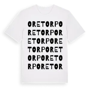 Oretorp ordlek t-shirt – ekologisk bomull t-shirt från Pinshirt
