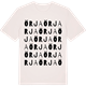 Vintage White t-shirt med Örja ordlek t-shirt