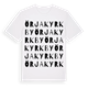 Örja kyrkby ordlek t-shirt