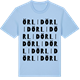 Blue Soul t-shirt med Örlid ordlek t-shirt