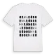 Ormaröd ordlek t-shirt