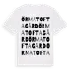 White t-shirt med Örmatofta Gård ordlek t-shirt