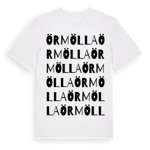 Örmölla ordlek t-shirt – ekologisk bomull t-shirt från Pinshirt