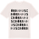 Vintage White t-shirt med Örnahusen ordlek t-shirt