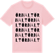 Pink Cotton t-shirt med Örnalt ordlek t-shirt